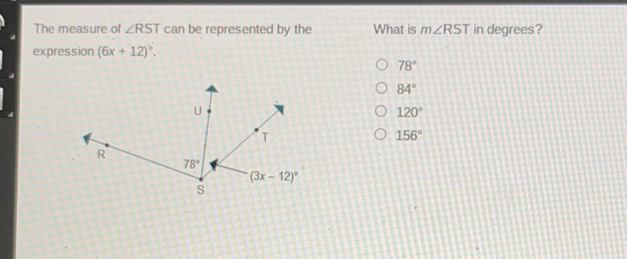 The Measure Of Angle Rst Can Be Represented By The What Is Mangle Rst