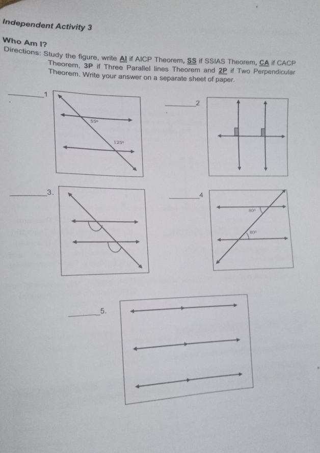 Independent Activity 3 Who Am I? Directions: Study the figure, write Al ...