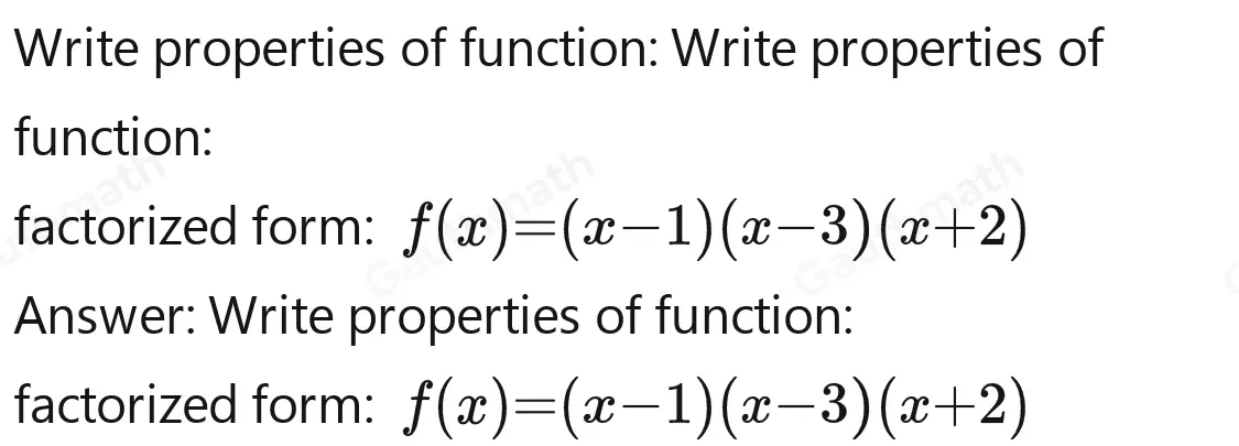 What Is The Completely Factored Form Of Fxx3 2x2 5x6 Fxx2x 3x6 Fxx2x 3x 6 Fxx 2x3x 1 